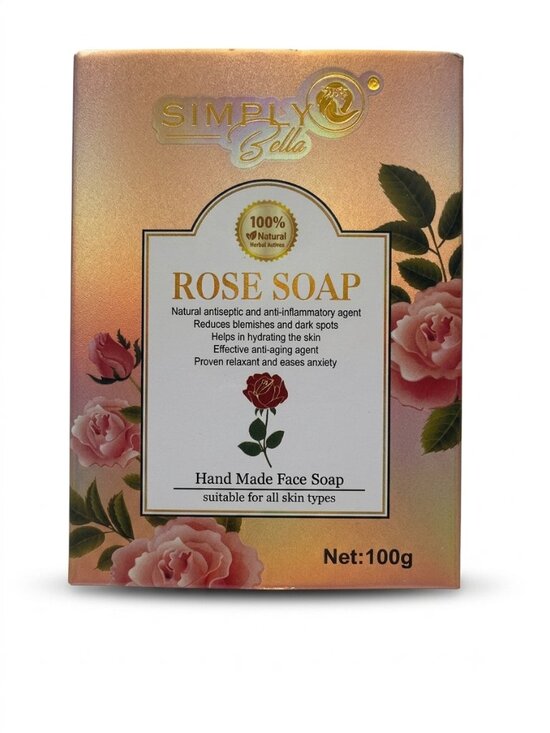 Simply Bella Other - Simply Bella Handmade Rose Face Soap Cleanser Bar 100g NIB